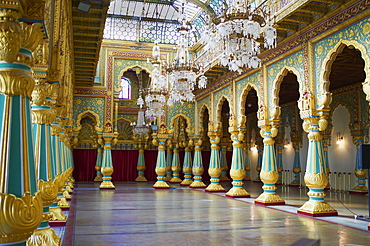 Maharaja's Palace, Mysore, Karnataka, India, Asia