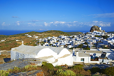 Chora, Amorgos, Cyclades, Aegean, Greek Islands, Greece, Europe