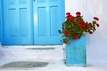 Chora, Amorgos, Cyclades, Aegean, Greek Islands, Greece, Europe