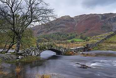 Autumn view of the Little Langdale Valley, Lake District National Park, Cumbria, England, United Kingdom, Europe