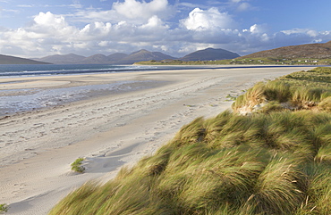 A view of Seilebost beach, Isle of Harris, Outer Hebrides, Scotland, United Kingdom, Europe