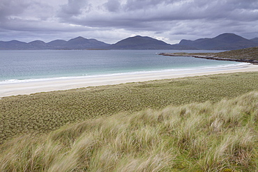 The stunning dunes and beach at Luskentyre, Isle of Harris, Outer Hebrides, Scotland, United Kingdom, Europe