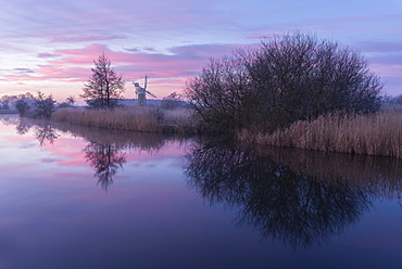 The River Ant at Turf Fen, Norfolk Broads, Norfolk, England, United Kingdom, Europe