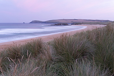 The dunes and beach at Constantine Bay, Cornwall, England, United Kingdom, Europe