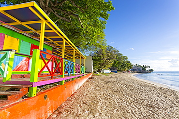 Colourful Beach Hut, Speightstown, St. Peter, Barbados, West Indies, Caribbean, Central America