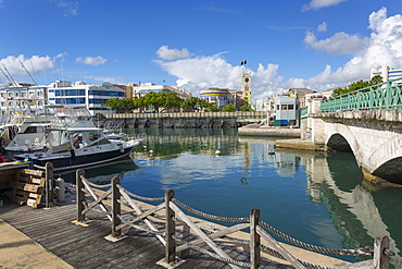 Parliament Building and Constitution River, Bridgetwon, St. Michael, Barbados, West Indies, Caribbean, Central America