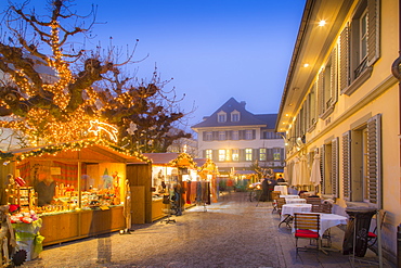 Christmas Market in Balliz, Thun, Jungfrau region, Bernese Oberland, Swiss Alps, Switzerland, Europe