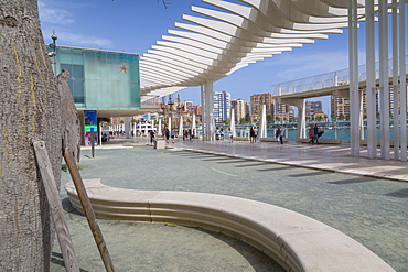 View of Sea Museum Alborania, Malaga, Costa del Sol, Andalusia, Spain, Europe