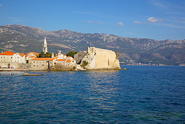 View of Old Town, Budva, Montenegro, Europe