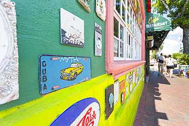 Wall paintings in Little Havana, Miami, Florida, United States of America, North America