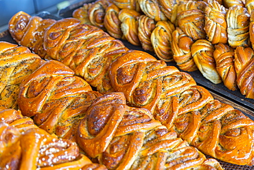 Traditional cake (Fika), Old Town Square, Gamla Stan, Stockholm, Sweden, Scandinavia, Europe