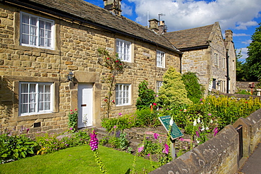 Plague cottages, Eyam, Derbyshire, England, United Kingdom, Europe