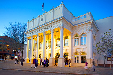 The Theatre Royal at Christmas, Nottingham, Nottinghamshire, England, United Kingdom, Europe