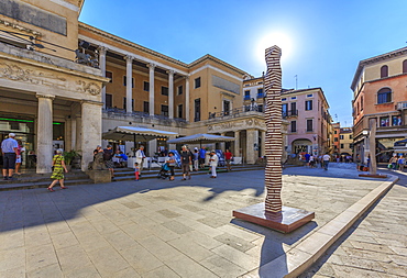 Modern art in Piazzetta Cappelato Padrocchi, Padua, Veneto, Italy, Europe