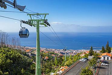 View of Funchal from Cable Car Station, Funchal, Madeira, Portugal, Atlantic, Europe