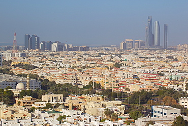 City skyline, Abu Dhabi, United Arab Emirates, Middle East 