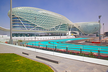 Viceroy Hotel and Formula 1 Racetrack, Yas Island, Abu Dhabi, United Arab Emirates, Middle East 