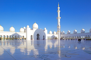 Sheikh Zayed Bin Sultan Al Nahyan Mosque, Abu Dhabi, United Arab Emirates, Middle East 