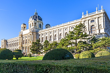 View of Museum of Natural History Vienna in Maria-Theresien-Platz, Vienna, Austria, Europe