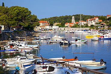 View of Old Town, Cavtat, Dubrovnik Riviera, Dalmatian Coast, Dalmatia, Croatia, Europe