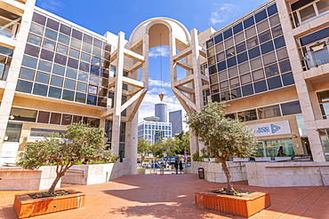 View of the Tel Aviv Performing Arts Center, Tel Aviv, Israel, Middle East