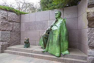 View of Franklin Delano Roosevelt Memorial, Washington D.C., United States of America, North America