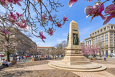 View of John Marshall Park on Pennsylvania Avenue, Washington D.C., United States of America, North America