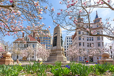 View of John Marshall Park on Pennsylvania Avenue, Washington D.C., United States of America, North America