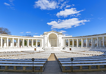 View of Memorial Amphitheatre in Arlington National Cemetery, Washington D.C., United States of America, North America