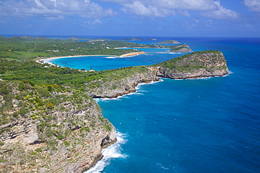 View of Willoughby Bay toward Hudson Point, Antigua, Leeward Islands, West Indies, Caribbean, Central America