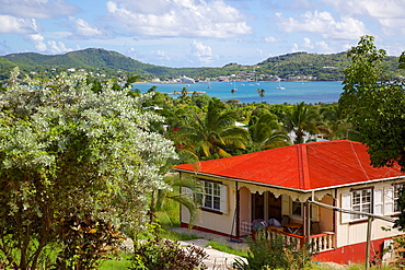 View of English Harbour and Nelson's Dockyard, Antigua, Leeward Islands, West Indies, Caribbean, Central America