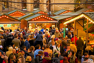 Christmas Market, Albert Square, Manchester, England, United Kingdom, Europe