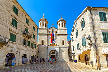 St. Nicholas Serbian Orthodox Church, Old Town, UNESCO World Heritage Site, Kotor, Montenegro, Europe