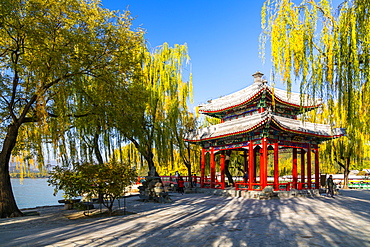 View of Pavilion of Perceiving at The Summer Palace, UNESCO World Heritage Site, Beijing, People's Republic of China, Asia