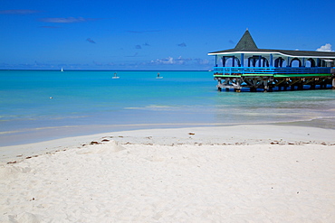 Beach, Dickenson Bay, St. Georges, Antigua, Leeward Islands, West Indies, Caribbean, Central America