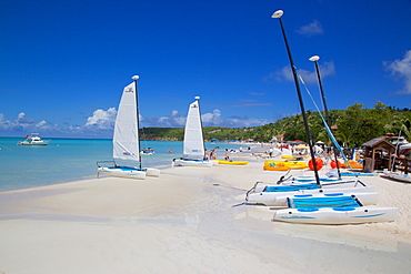 Beach, Dickenson Bay, St. Georges, Antigua, Leeward Islands, West Indies, Caribbean, Central America