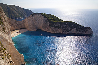 Shipwreck Bay, Zakynthos, Ionian Islands, Greek Islands, Greece, Europe