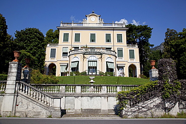 Lakeside villa, Cadenabbia, Lake Como, Lombardy, Italian Lakes, Italy, Europe