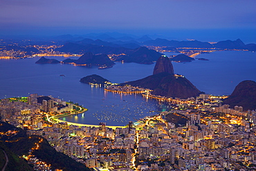 View of Rio de Janeiro from Corcavado, Rio de Janeiro, Brazil, South America