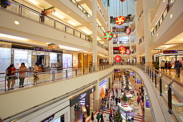 Suria KLCC Shopping Mall at Christmas, Kuala Lumpur, Malaysia, Southeast Asia, Asia