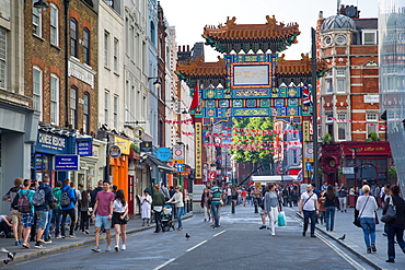 Chinatown on Wardour Street, London, England, United Kingdom, Europe