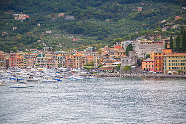 Santa Margherita Ligure harbour, Genova (Genoa), Liguria, Italy, Europe