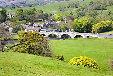 The Village of Burnsall in Wharfedale, Yorkshire Dales, Yorkshire, England, United Kingdom, Europe