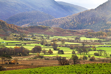 Dale Bottom from Castlerigg Stone Circle, Keswick, Lake District National Park, Cumbria, England, United Kingdom, Europe 