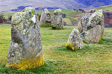 Castlerigg Stone Circle near Keswick, Lake District National Park, Cumbria, England, United Kingdom, Europe 