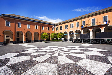 Town Hall and Piazza Cavour, Levanto, Liguria, Italy, Europe