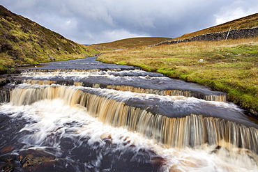 Waterfall in Hull Pot Beck, Horton in Ribblesdale, Yorkshire Dales, Yorkshire, England, United Kingdom, Europe 