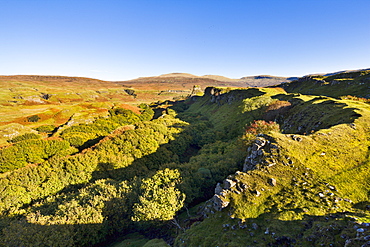 The Fairy (Faerie) Glen near Uig on the Isle of Skye, Inner Hebrides, Scotland, United Kingdom, Europe