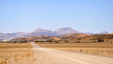 The distinctively shaped peaks and hills of Damaraland, Namibia, Africa