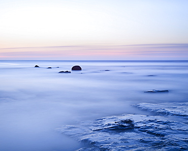 Summer's dawn at Boggle Hole, Yorkshire, England, United Kingdom, Europe